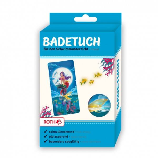Roth Ideen Kinder-Badetuch magische Meerjungfrau 60x120 cm VIP-Rabatte