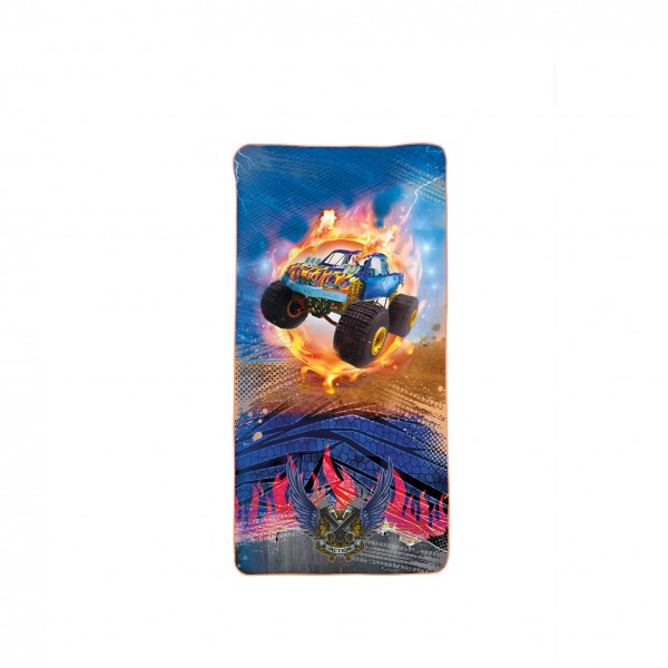 Roth Ideen Kinder-Badetuch Monstertruck Fire 60x120 cm