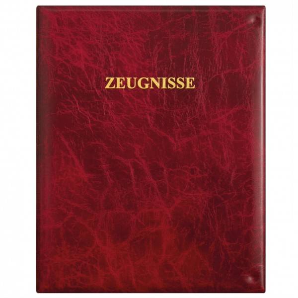 Roth Ideen Zeugnisringbuch wattiert Dunkelrot