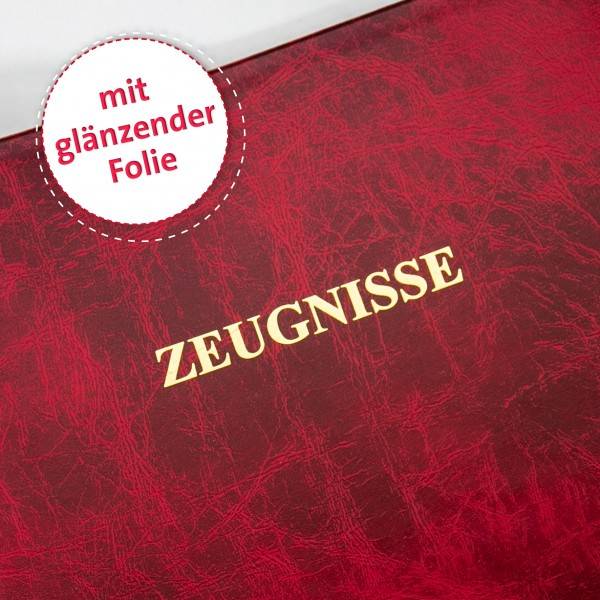Roth Ideen Zeugnisringbuch wattiert Dunkelrot Exklusive Angebote