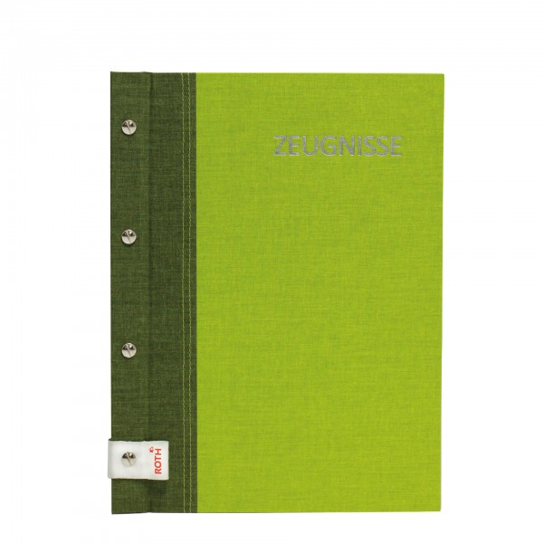 Roth Ideen Zeugnismappe Bicolor Olive-Green