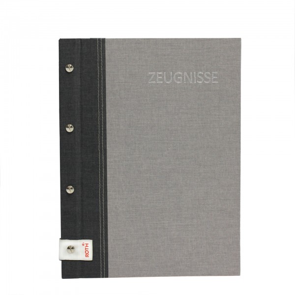 Roth Ideen Zeugnismappe Bicolor Dark Grey-Grey