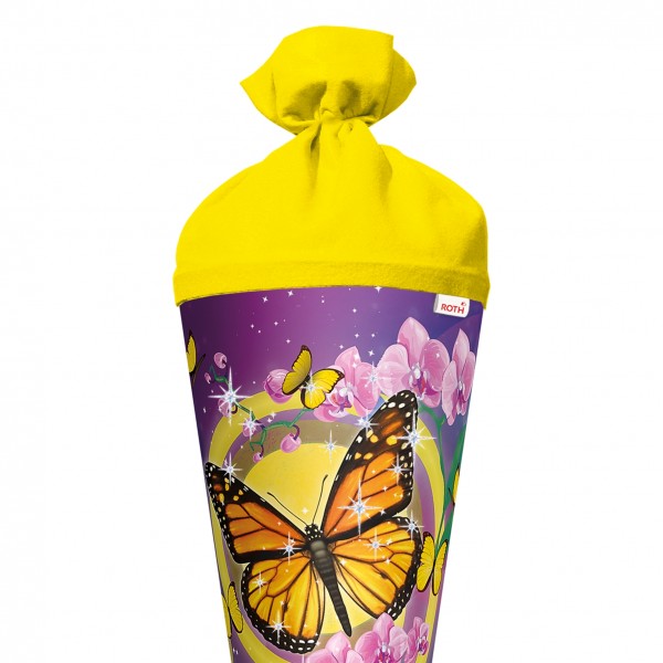 Roth Ideen Schultüte groß 70cm, Schmetterling mit Glitzer Wochenangebot