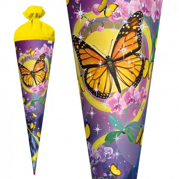 Roth Ideen Schultüte groß 70cm, Schmetterling mit Glitzer Wochenangebot