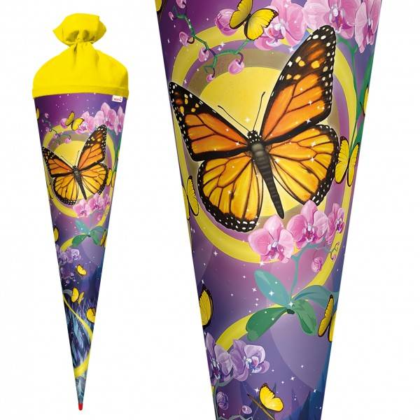 Roth Ideen Schultüte groß 70cm, Schmetterling Kostenlose Rückgabe