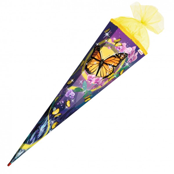 Roth Ideen Schultüte groß 85cm, Schmetterling mit Glitter Begrenzte Freigabe