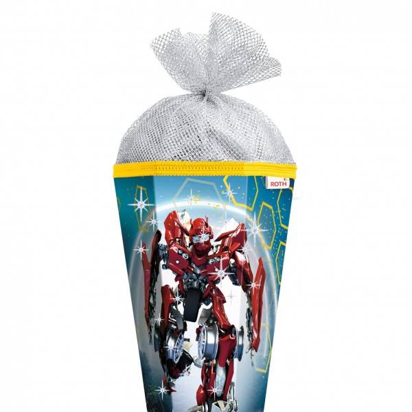 Roth Ideen Schultüte groß 85cm, Dynamic Robot mit Glanzfolie Discount Store für neue Produkte