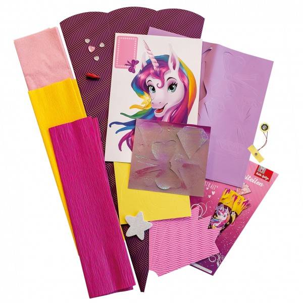 Roth Ideen Bastelset Schultüte groß 68cm, Einhornportrait, Sound Hotsell