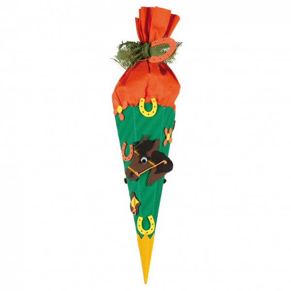 Roth Ideen Bastelset Schultüte 40cm, Pferd, Geschwistertüte Sonderangebot