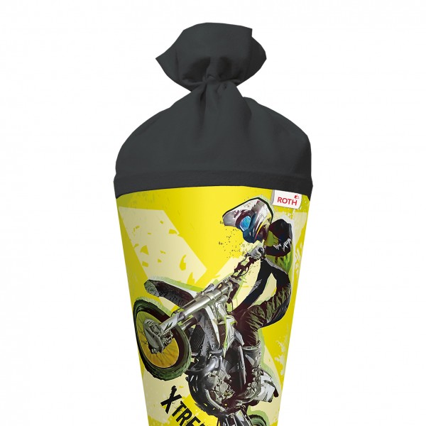 Roth Ideen Schultüte groß 70cm, Extreme Motocross mit Glanzfolie Online Shopping