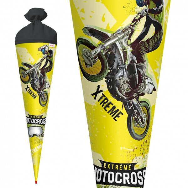 Roth Ideen Schultüte groß 70cm, Extreme Motocross mit Glanzfolie Online Shopping