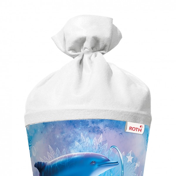 Roth Ideen Schultüte groß 70cm, Delfine Jubiläumsangebot
