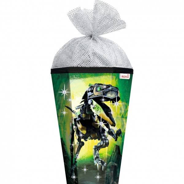 Roth Ideen Schultüte groß 85cm, Robo-Rex mit Glanzfolie Tägliche Deals