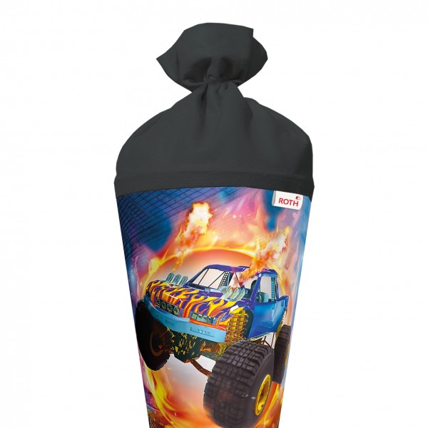 Roth Ideen Schultüte groß 70cm, Monstertruck Fire Wochenangebot
