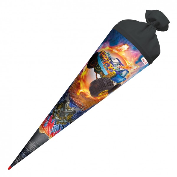 Roth Ideen Schultüte groß 70cm, Monstertruck Fire Wochenangebot