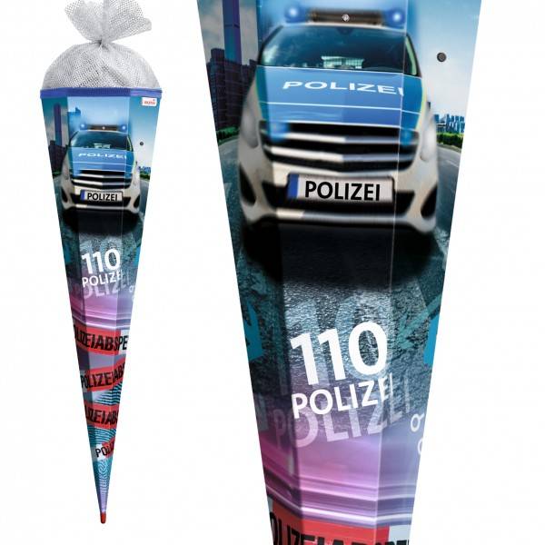 Roth Ideen Schultüte groß 85cm, Polizei 110 mit Licht und Sound Bis zu 55% Rabatt