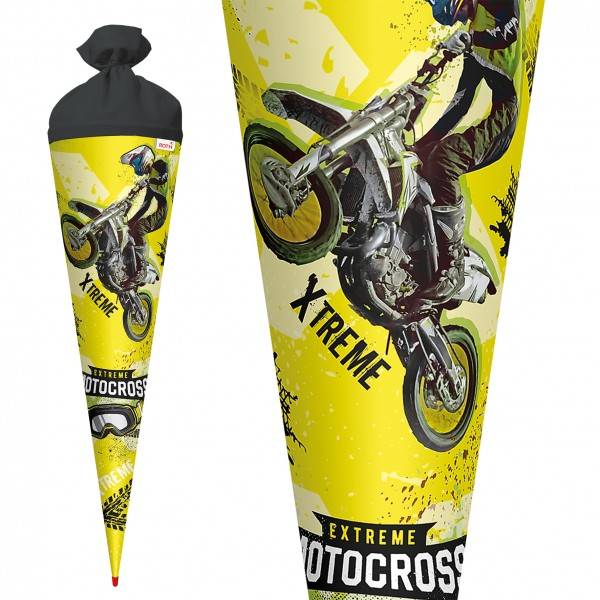 Roth Ideen Schultüte groß 70cm, Extreme Motocross Begrenzt auf 3 Tage