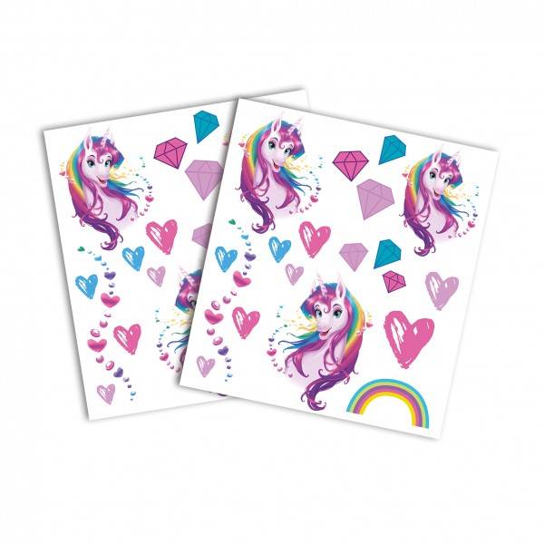 Roth Ideen Kinder-Tattoos Einhornportrait Black Friday Preise