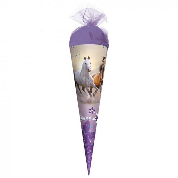 Roth Ideen Schultüte klein 22cm, Wildpferde