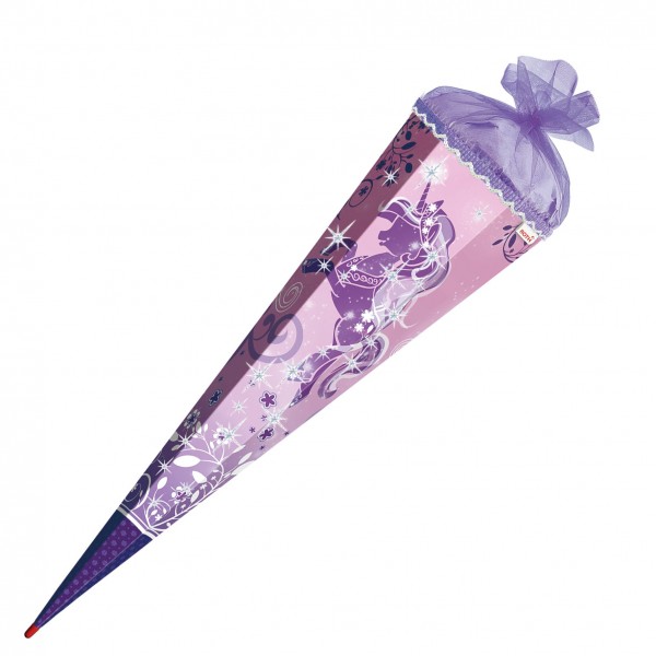 Roth Ideen Schultüte groß 85cm, Purple Unicorn mit Glitter Fabrikladen