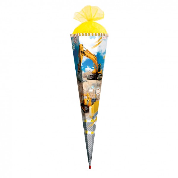 Roth Ideen Schultüte groß 85cm, Bagger