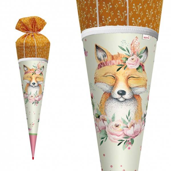 Roth Ideen Schultüte groß 70cm, Lieblingsstück Funny Fuchs Preisnachlass
