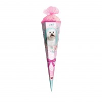 Roth Ideen Motiv-Schultüte, Hündchen, 22 cm, rund, Tüllverschluss Osterangebot