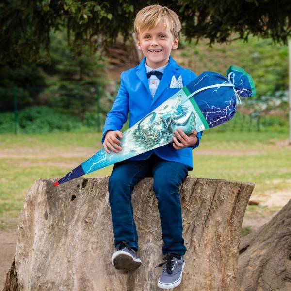 Roth Ideen Schultüte groß 70cm, Stoffwunder Eisdrache Kostenlose Rückgabe