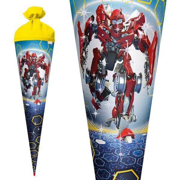 Roth Ideen Schultüte groß 70cm, Dynamic Robot, Glanzfolie Letzte 3 Tage