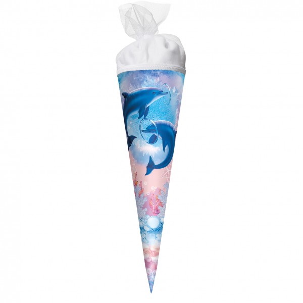 Roth Ideen Geschenk Schultüte klein 35cm, Delfine