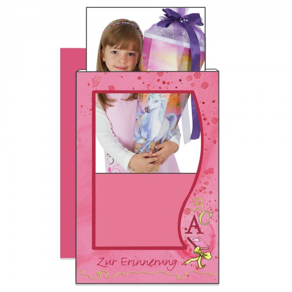 Roth Ideen Schulanfangs-Serie Mein Schulstart, Fotorahmenkarte, 11,3x16,2 cm, 2 Motive sort Kostenloser Versand international
