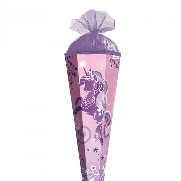 Roth Ideen Schultüte groß 85cm, Purple Unicorn Fabrikladen