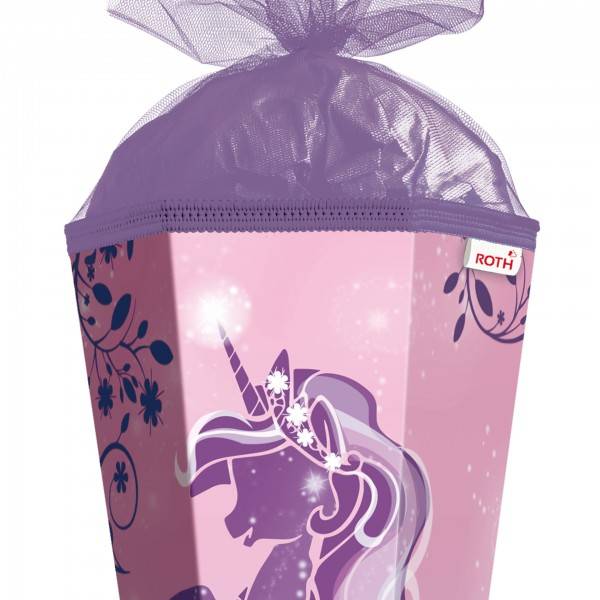 Roth Ideen Schultüte groß 85cm, Purple Unicorn Fabrikladen