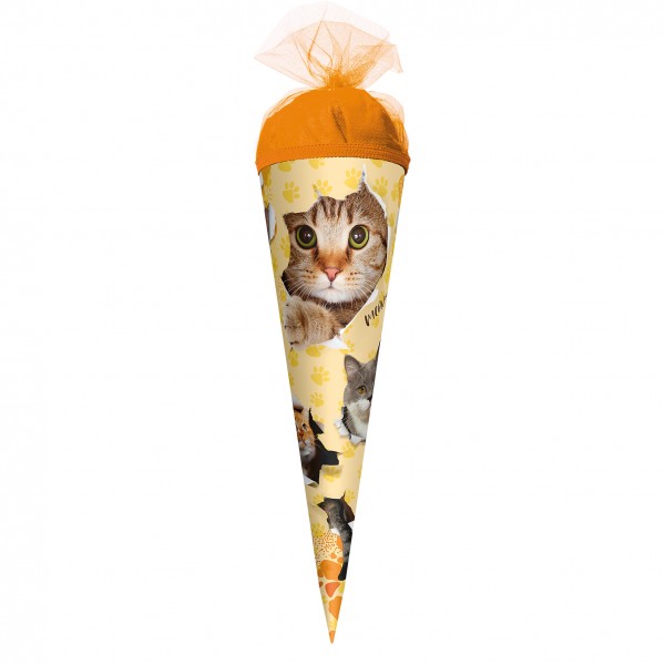 Roth Ideen Schultüte klein 22cm, Katzenparty