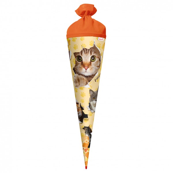 Roth Ideen Schultüte groß 70cm, Katzenparty
