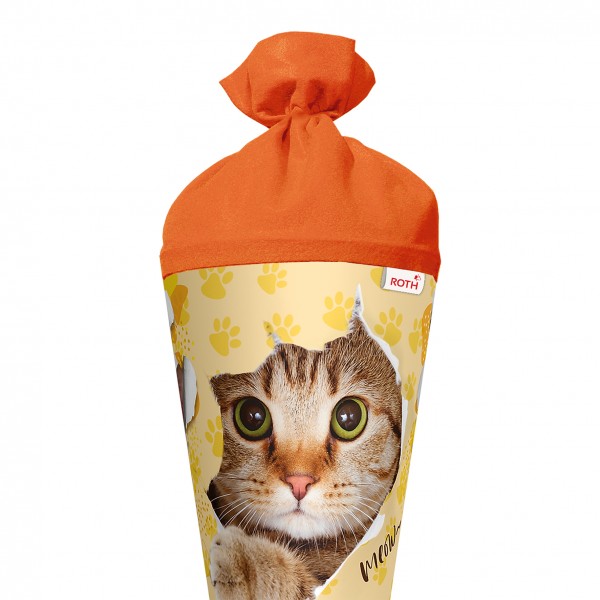 Roth Ideen Schultüte groß 70cm, Katzenparty 2025