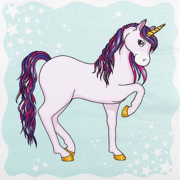 Roth Ideen Servietten Unicorn