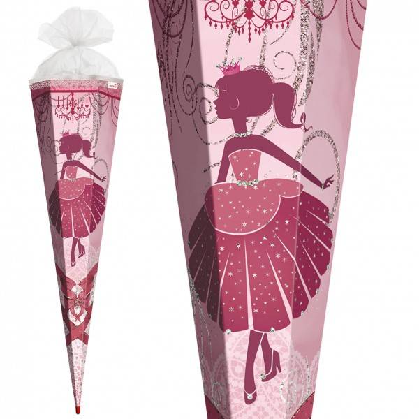 Roth Ideen Schultüte groß 85 cm Ballerina mit Glitzer Sonderangebot der Fabrik
