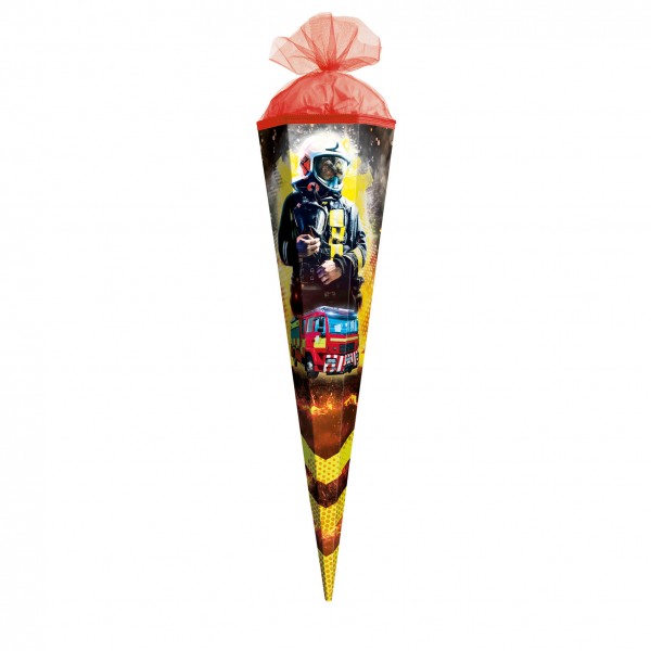 Roth Ideen Geschenk Schultüte klein 50 cm Feuerwehrmann eckig