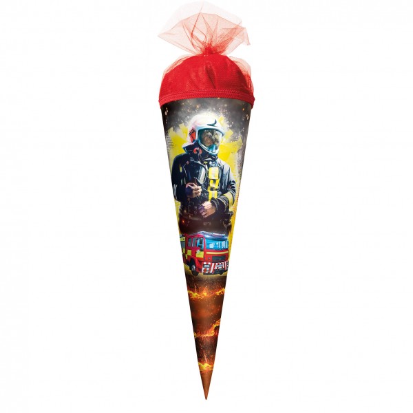 Roth Ideen Geschenk Schultüte klein 22 cm Feuerwehrmann
