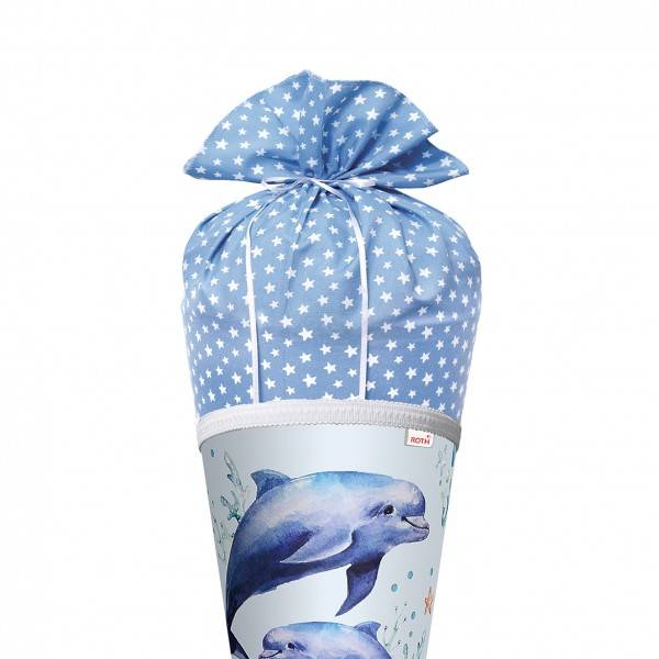 Roth Ideen Schultüte groß 70 cm, Lieblingsstück Delfin Duo Rabatt