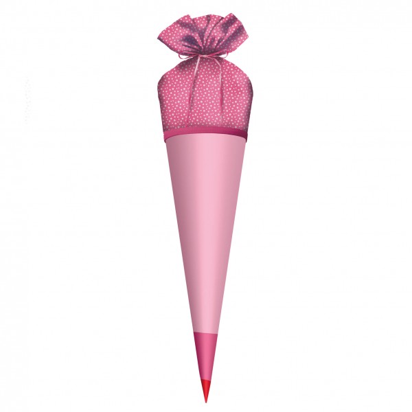 Roth Ideen Stoffbezug mit Satinschleife rosa 70 cm