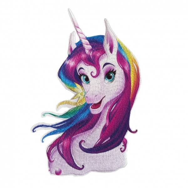 Roth Ideen Bügelbild gestickt Einhorn