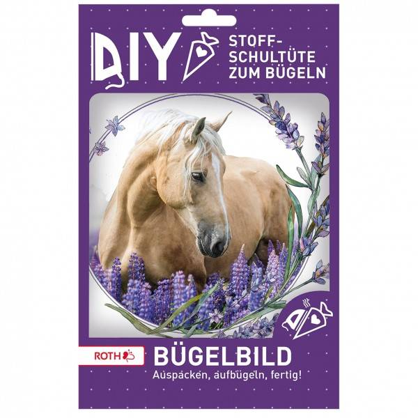 Roth Ideen Bügelbild gestickt Pferd Saisonschlussverkauf