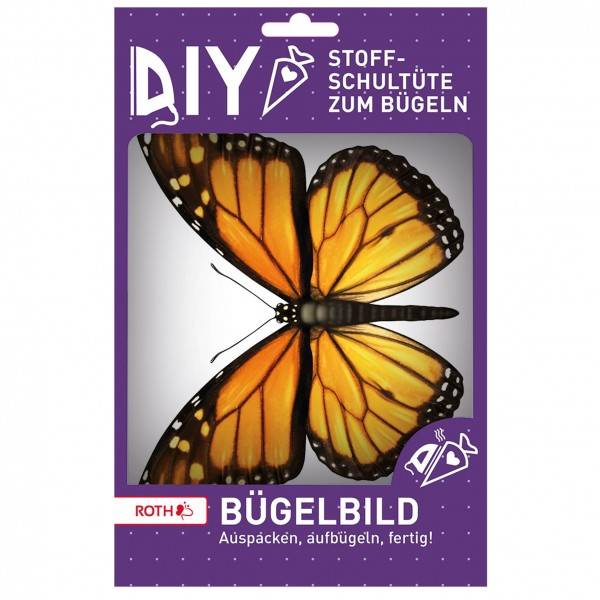 Roth Ideen Bügelbild gestickt Schmetterling Weihnachtsangebot