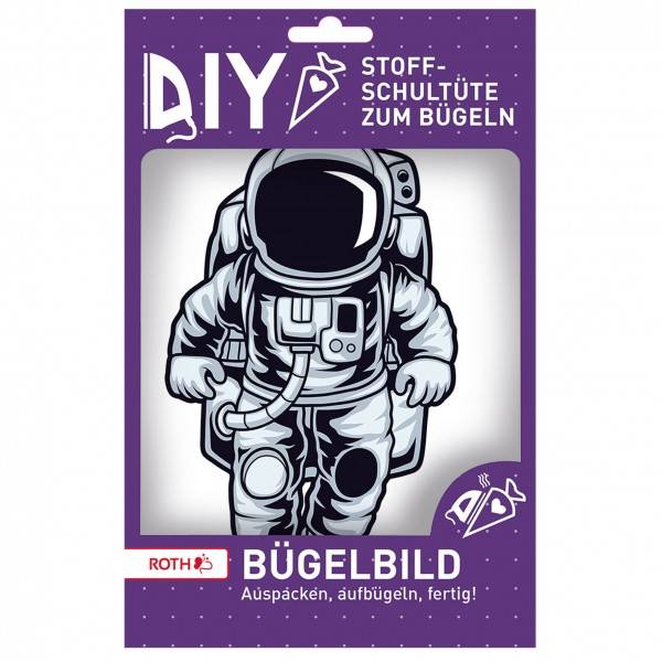 Roth Ideen Bügelbild gestickt Astronaut Vatertagsangebot