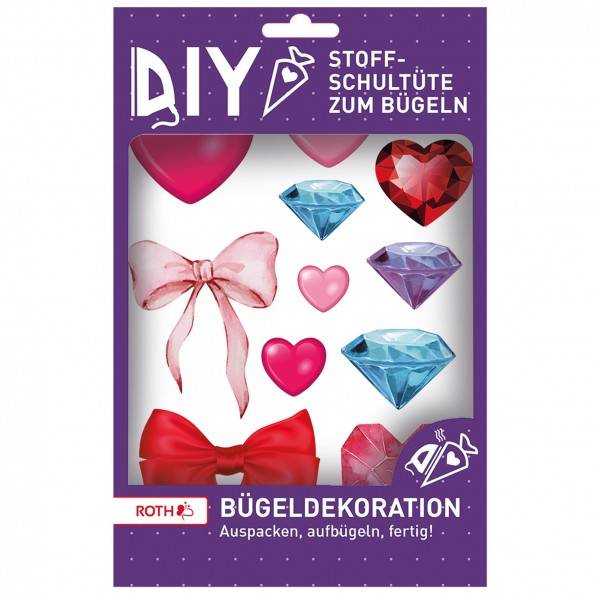 Roth Ideen Bügeldekoration gedruckt Diamantentraum Neueste Mode