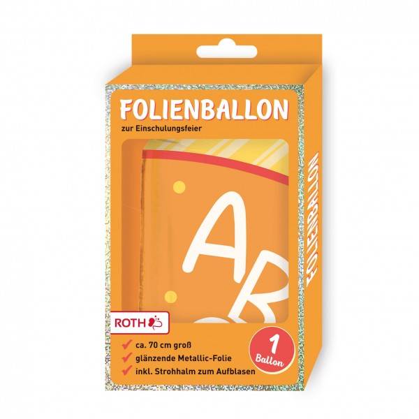 Roth Ideen Folienballon zur Einschulung Kauf eins, bekomm eins gratis