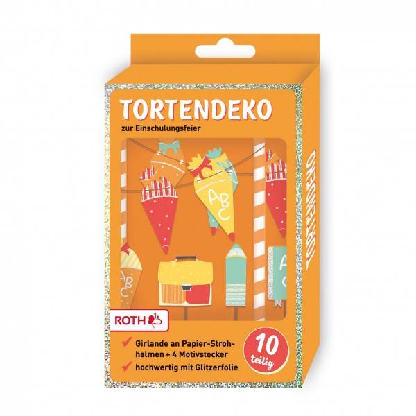 Roth Ideen Tortendekoration mit Glitzerfolie Sonderangebote