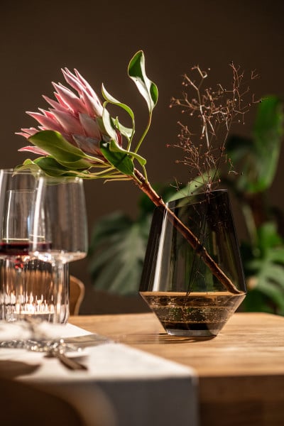 Schott Zwiesel Vase / Windlicht klein smoky Diamonds JETZT KAUFEN